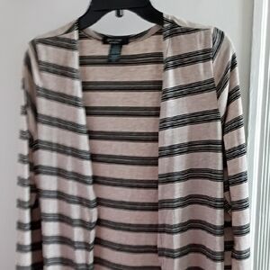 Striped Women's Trench Coat